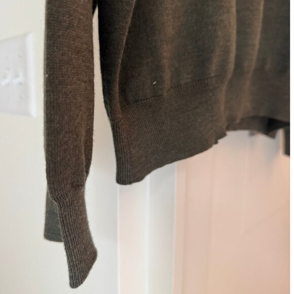 Jos. A. Bank Merino Wool Sweater L Mock Neck Vintage Made in Italy - Picture 5 of 6